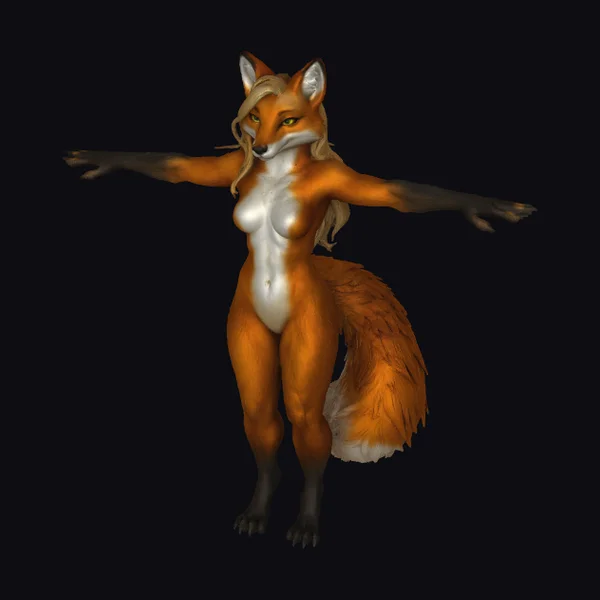 Anthropomorphic Fox Female