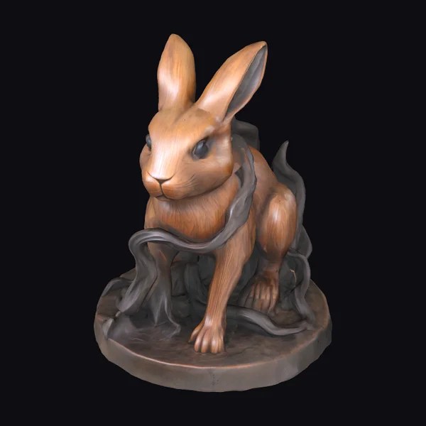 Mystical Hare Entwined