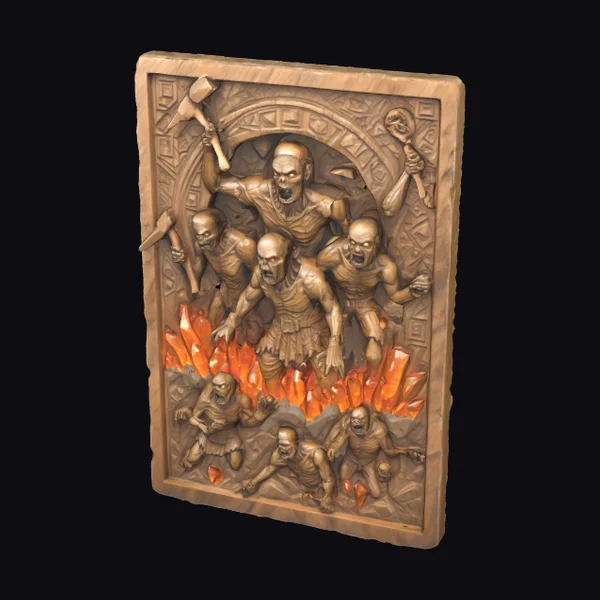 Zombie Apocalypse Relief Panel