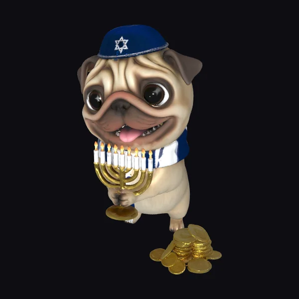 Hanukkah Pug