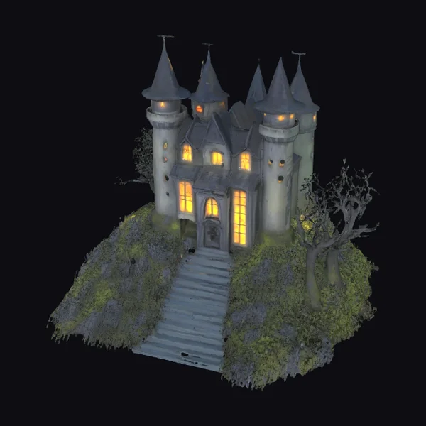 Spooky Haunted Castle Hill