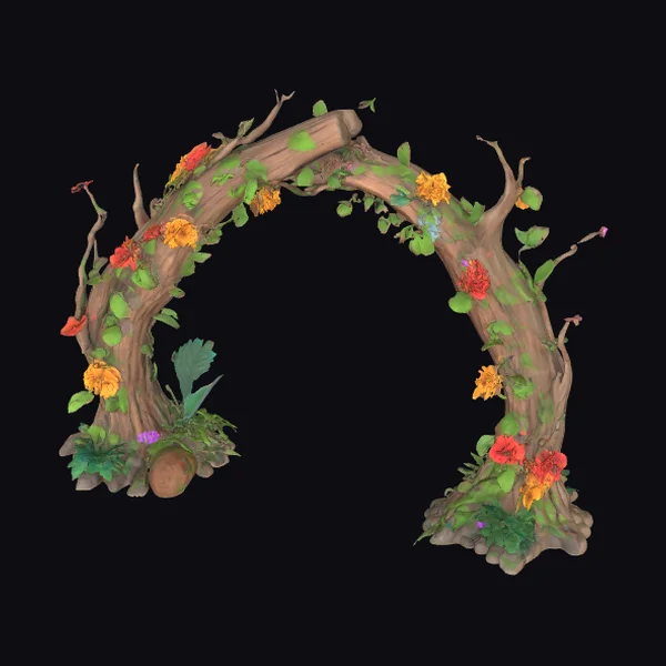 Wooden Forest Archway