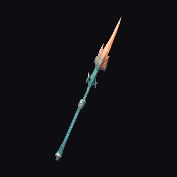 Luminous Coral Atlantean Spear