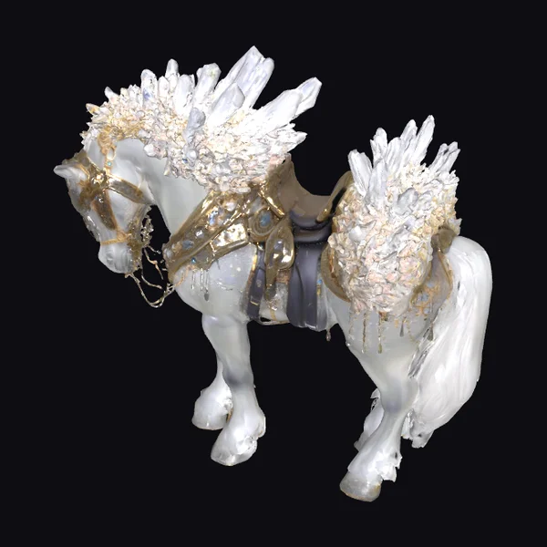 Crystal Horse Figurine