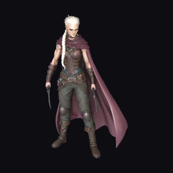 Elven Warrior Wasteland