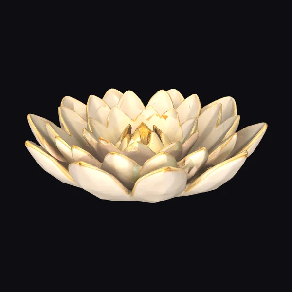 Lotus Flower Ceramic Bowl