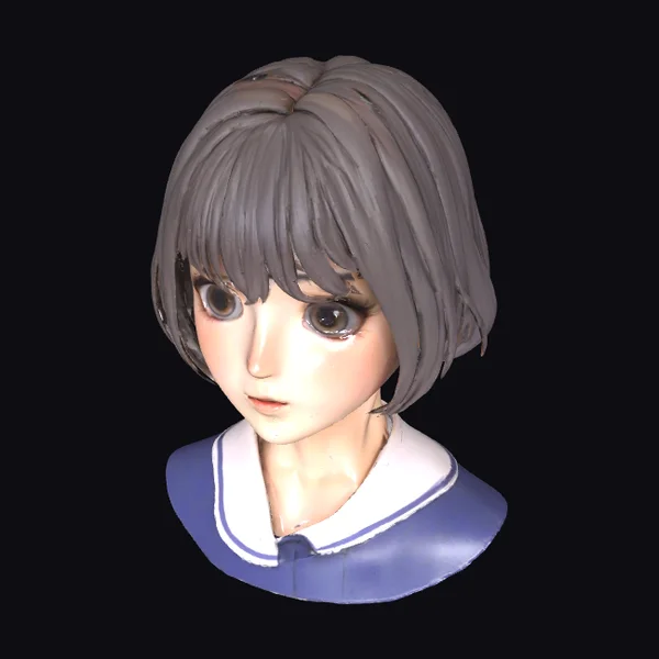 Cute Anime Girl Bust