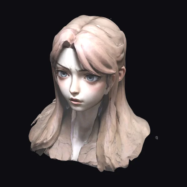 Anime Style Female Bust