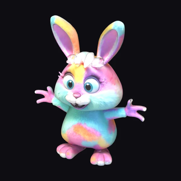 Colorful Easter Bunny