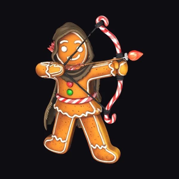 Gingerbread Archer Girl