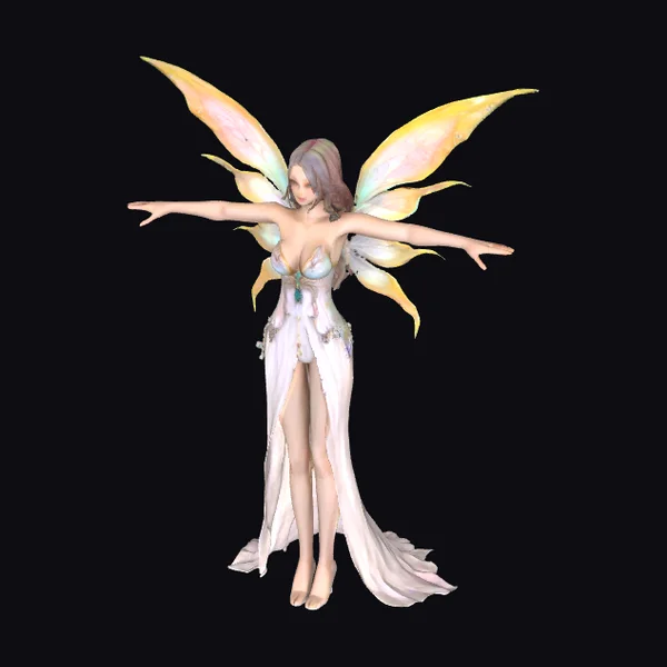 Fairy with Lily Wings
