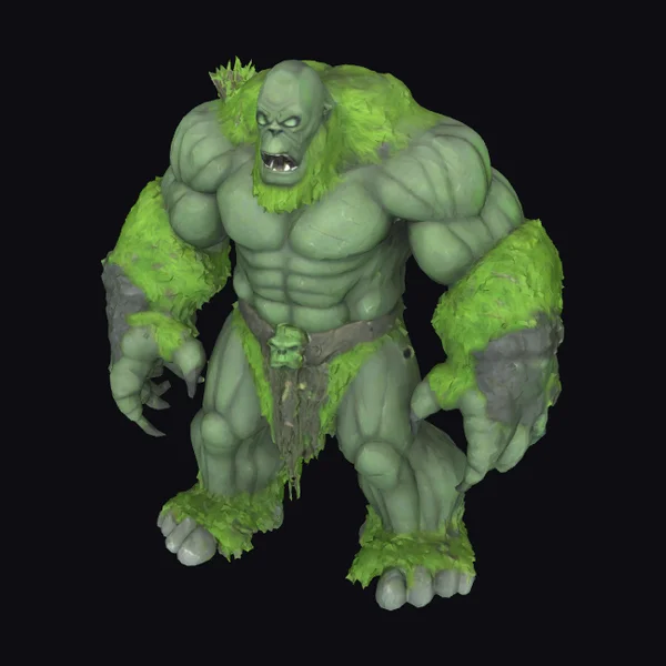 Mossy Green Golem