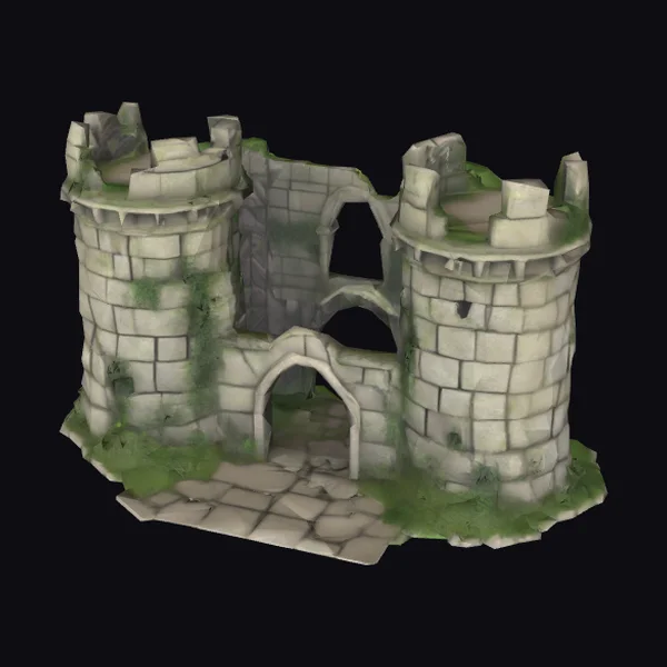 Ancient Stone Fortress Ruins