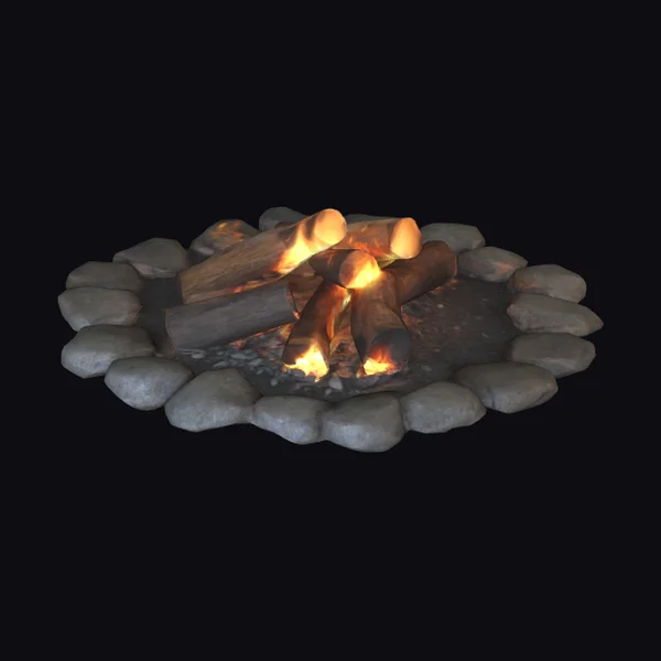 Small Campfire Setup
