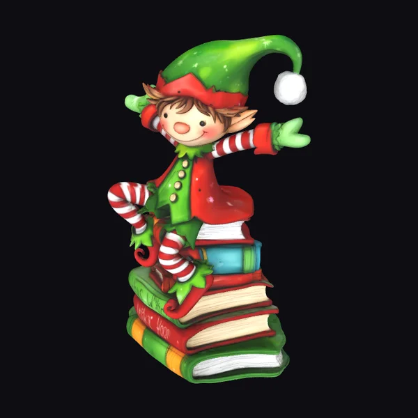 Jolly Elf on Books