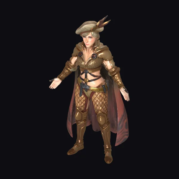 Female Mercenary Swordswoman