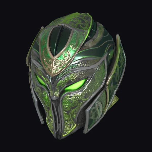 Emerald Warrior Helmet
