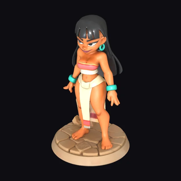 Cartoon Desert Dancer Figurine