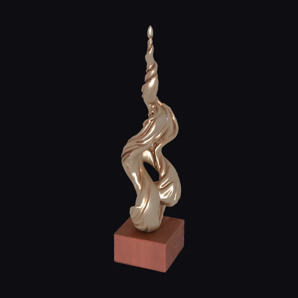 Abstract Spire Sculpture