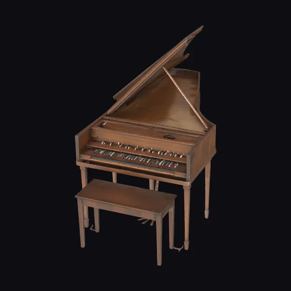 Vintage Harpsichord Instrument
