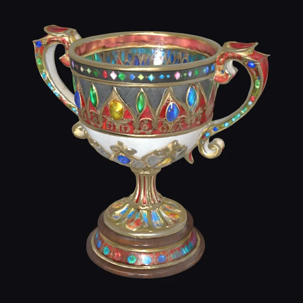 Ornate Two-Handled Trophy Cup