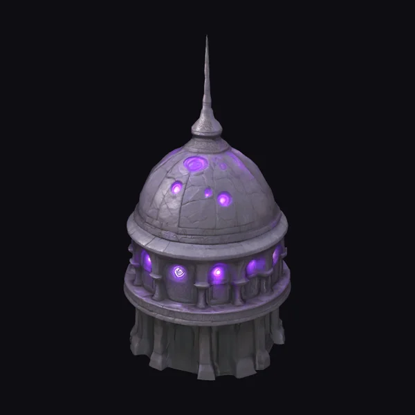 Ancient Glowing Dome Temple