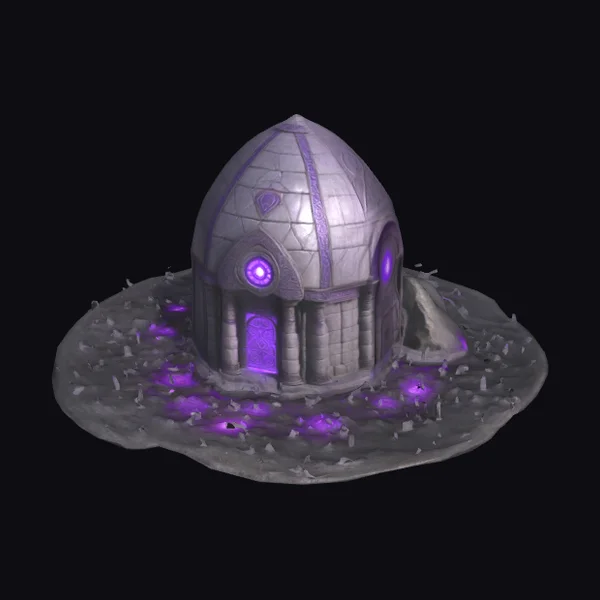 Ancient Purple Dome Temple