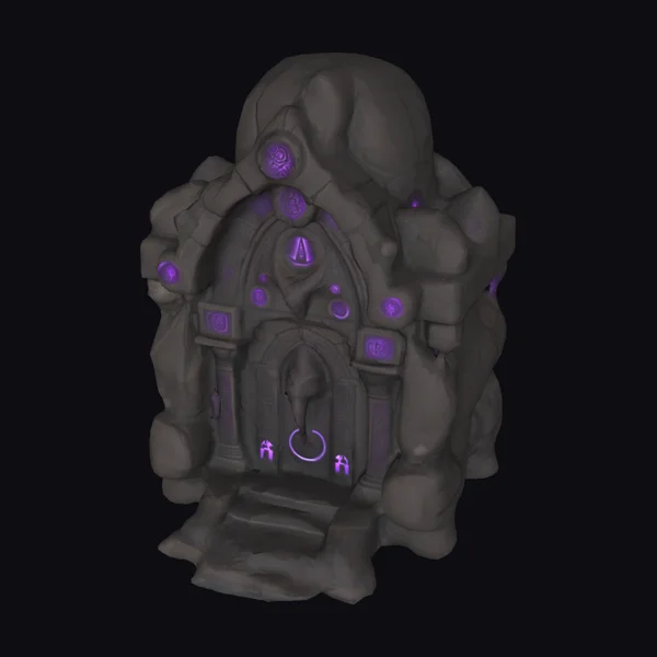 Ancient Temple Entrance