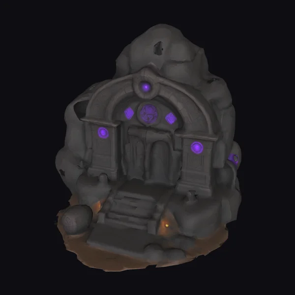 Ancient Temple Entrance