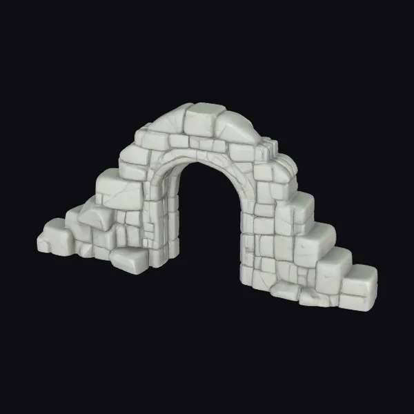Ancient Stone Archway Ruin