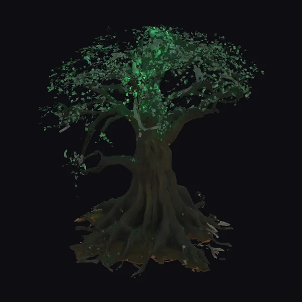 Ancient Glowing Oak Tree
