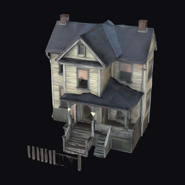 Creepy Old Residential House