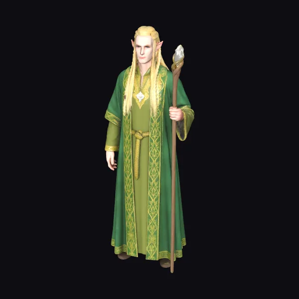 Elf Cleric Full Body