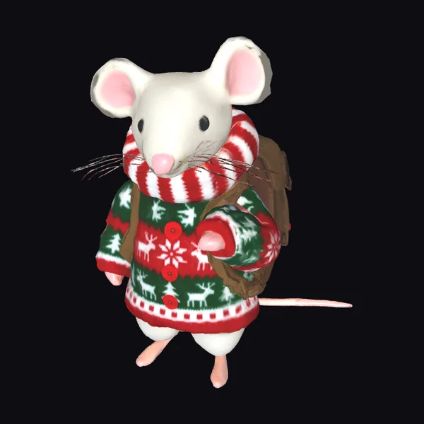 Adventurous Festive Mouse