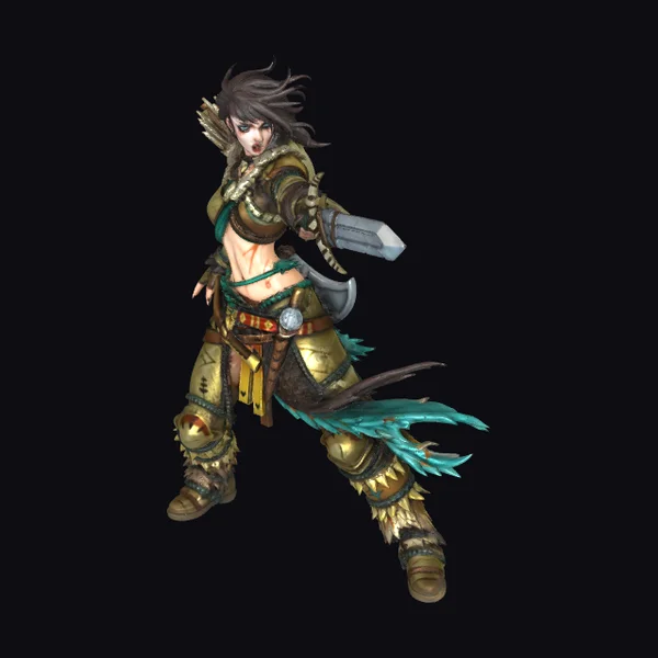 Warrior with Battle Axe