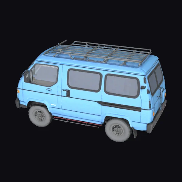 Blue 4x4 Van