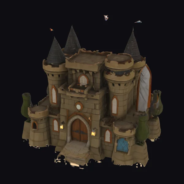 Whimsical Medieval Castle