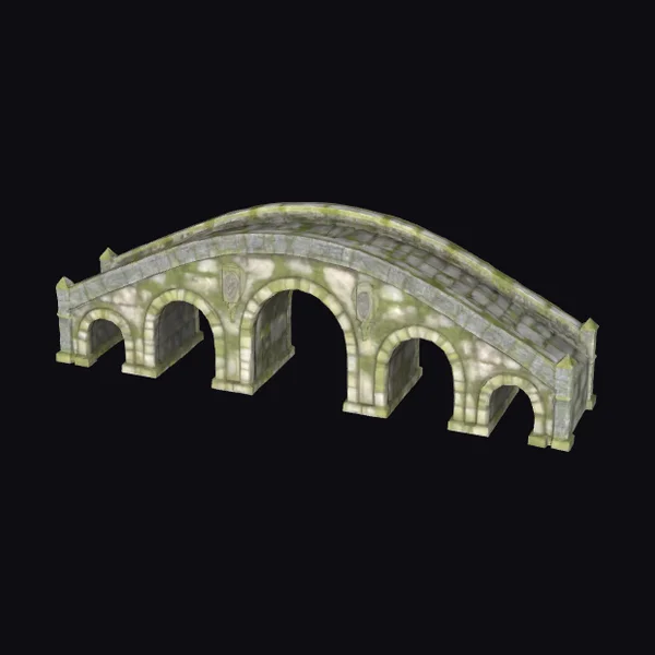 Mossy Stone Bridge Arch