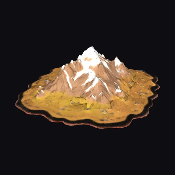 Snowy Mountain Terrain