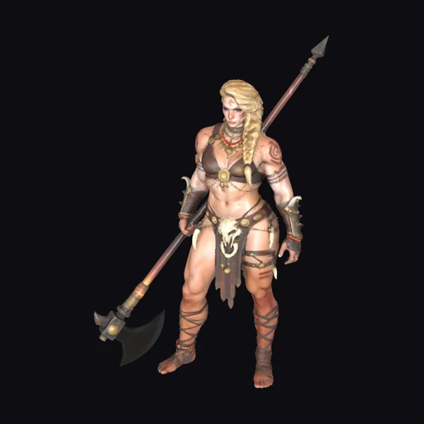 Warrior Woman with Axe