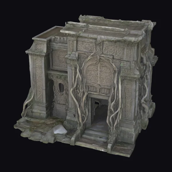 Ancient Temple Entrance