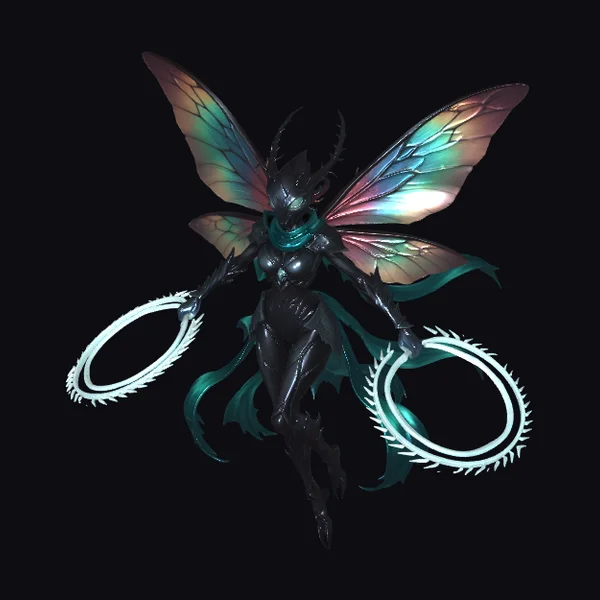 Winged Dark Fairy Creature