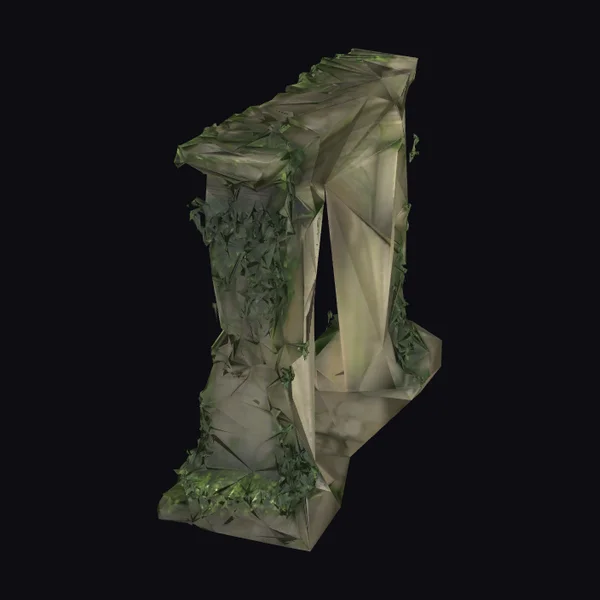 Ancient Roman Archway Ruin