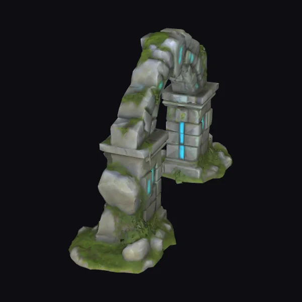 Ancient Stone Archway Ruin