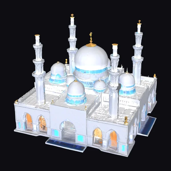 Futuristic Sci-Fi Mosque
