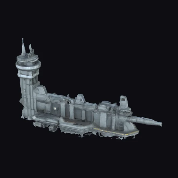 Sci-Fi Fortress Structure