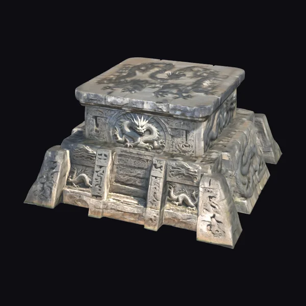 Ancient Stone Dragon Platform