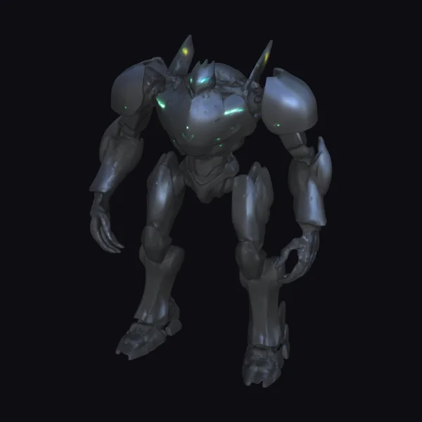 Armored Dark Robot