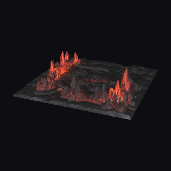 Hellish Lava Landscape