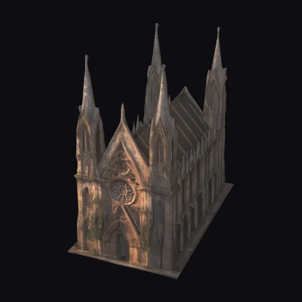 Ancient Gothic Cathedral